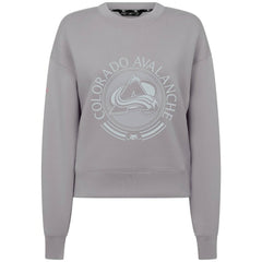 Colorado Avalanche Levelwear Women's Slate & Snow Sponge Tri-Blend Sweatshirt - Gray | US 203561109