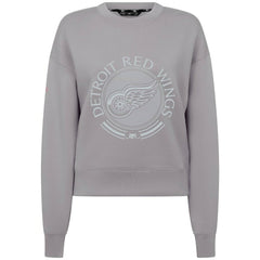 Detroit Red Wings Levelwear Women's Slate & Snow Sponge Tri-Blend Sweatshirt - Gray | US 203561115