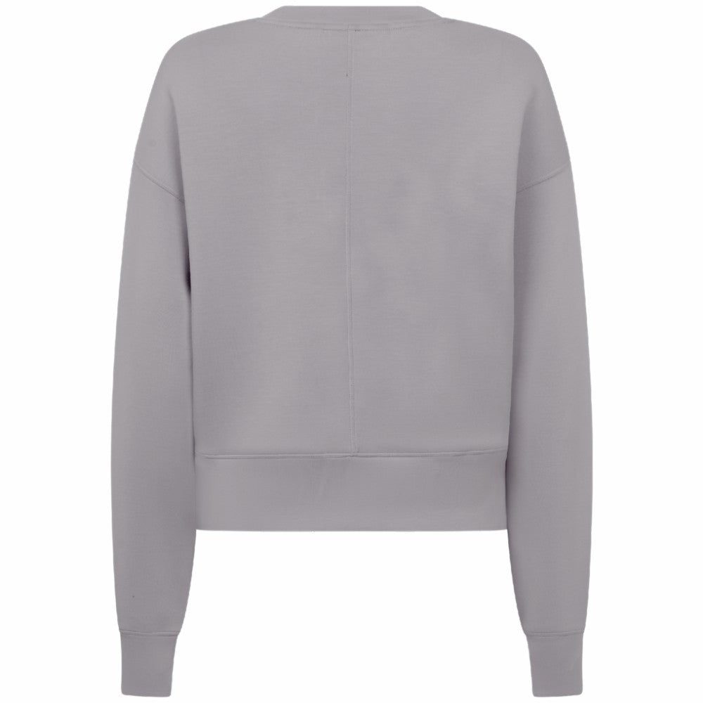 Detroit Red Wings Levelwear Women's Slate & Snow Sponge Tri-Blend Sweatshirt - Gray | US 203561115