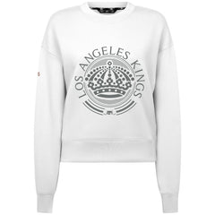 Los Angeles Kings Levelwear Women's Slate & Snow Sponge Tri-Blend Sweatshirt - White | US 203561116