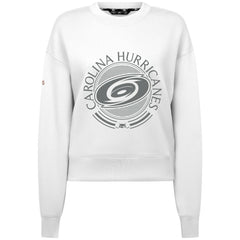 Carolina Hurricanes Levelwear Women's Slate & Snow Sponge Tri-Blend Sweatshirt - White | US 203561129