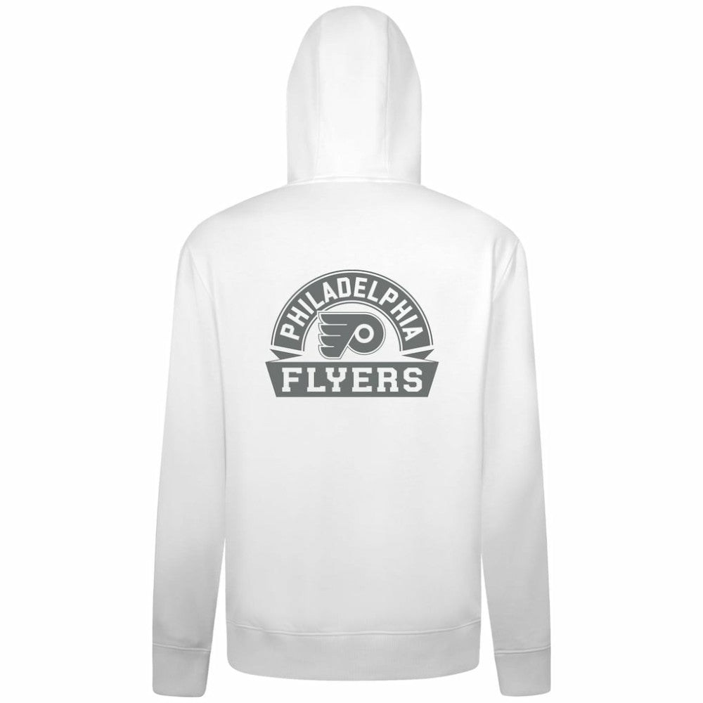 Philadelphia Flyers Levelwear Podium Chenille Logo Full-Zip Hoodie - White | US 203561141