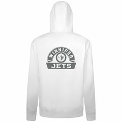 Winnipeg Jets Levelwear Podium Chenille Logo Full-Zip Hoodie - White | US 203561150