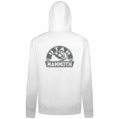 Utah Mammoth Levelwear Podium Chenille Logo Full-Zip Hoodie - White | US 203561155