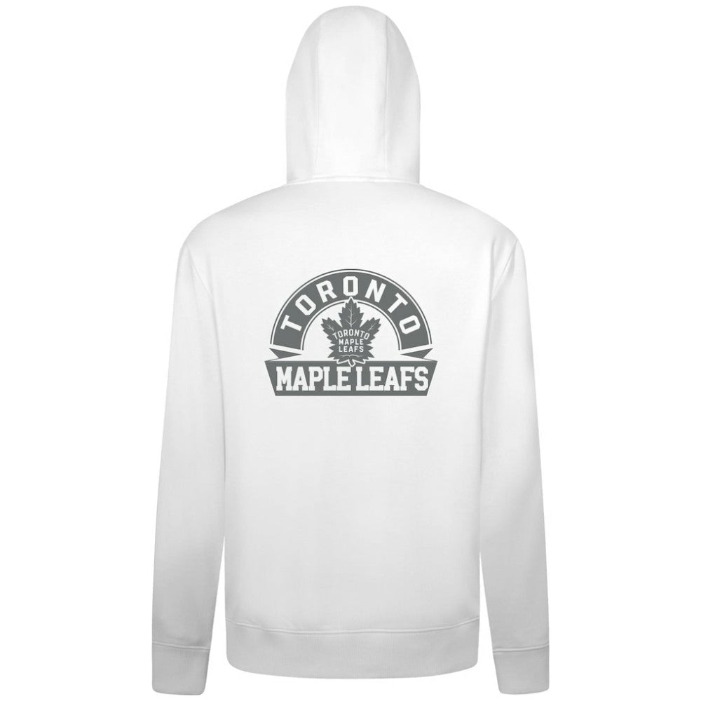 Toronto Maple Leafs Levelwear Podium Chenille Logo Full-Zip Hoodie - White | US 203561160