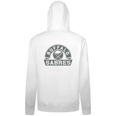 Buffalo Sabres Levelwear Podium Chenille Logo Full-Zip Hoodie - White | US 203561164