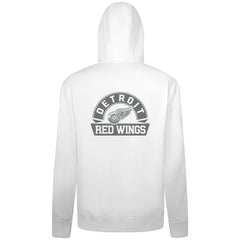 Detroit Red Wings Levelwear Podium Chenille Logo Full-Zip Hoodie - White | US 203561165
