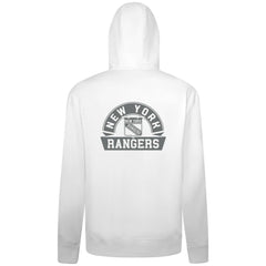 New York Rangers Levelwear Podium Chenille Logo Full-Zip Hoodie - White | US 203561169