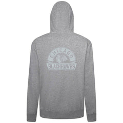 Chicago Blackhawks Levelwear Podium Banner Arch Full-Zip Hoodie - Gray | US 203561180