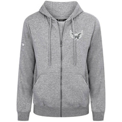 Washington Capitals Levelwear Podium Banner Arch Full-Zip Hoodie - Gray | US 203561184