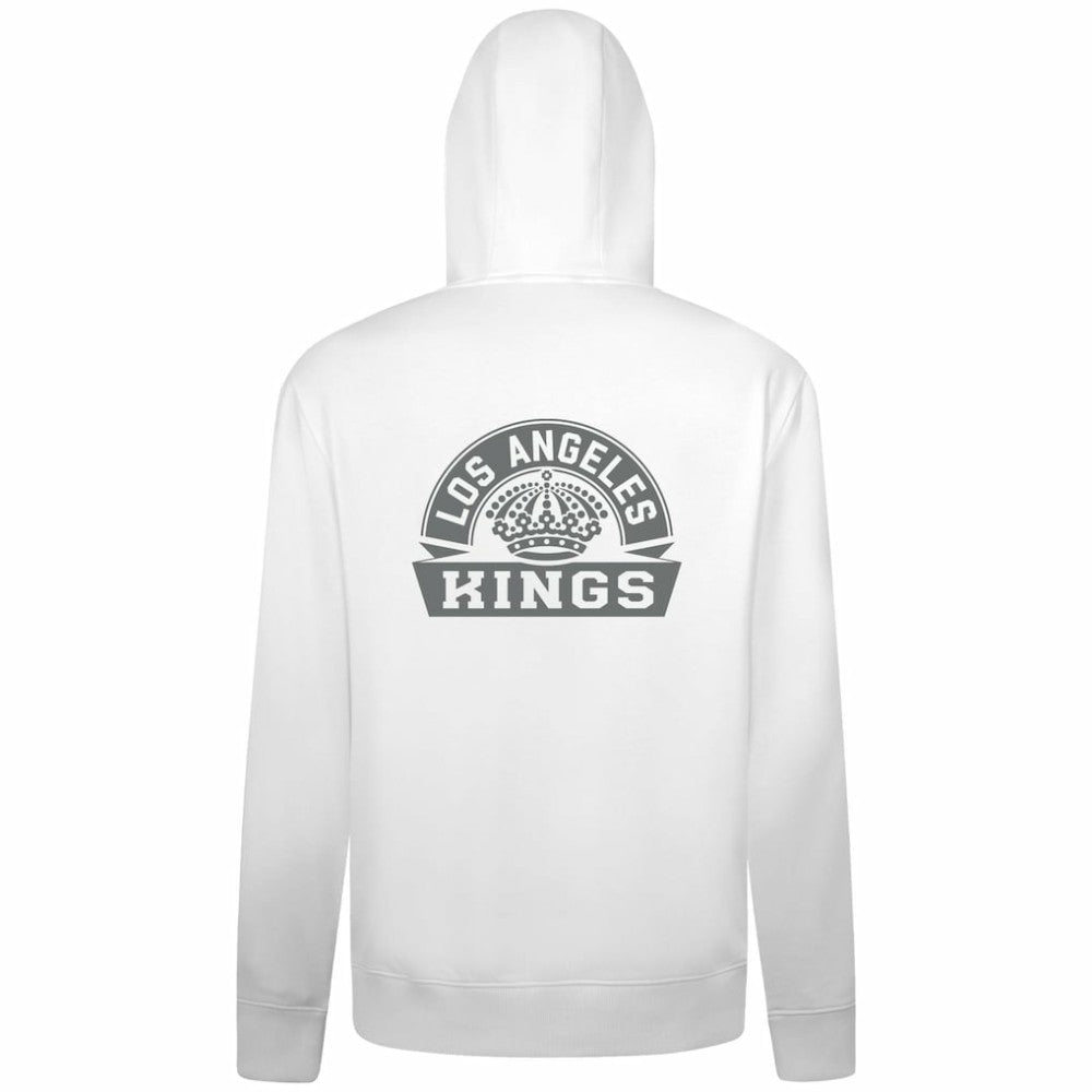 Los Angeles Kings Levelwear Podium Banner Arch Full-Zip Hoodie - White | US 203561186