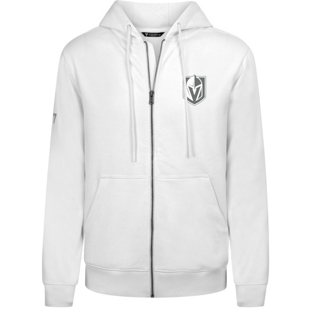 Vegas Golden Knights Levelwear Podium Banner Arch Full-Zip Hoodie - White | US 203561189