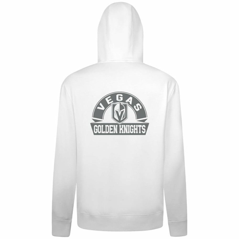 Vegas Golden Knights Levelwear Podium Banner Arch Full-Zip Hoodie - White | US 203561189
