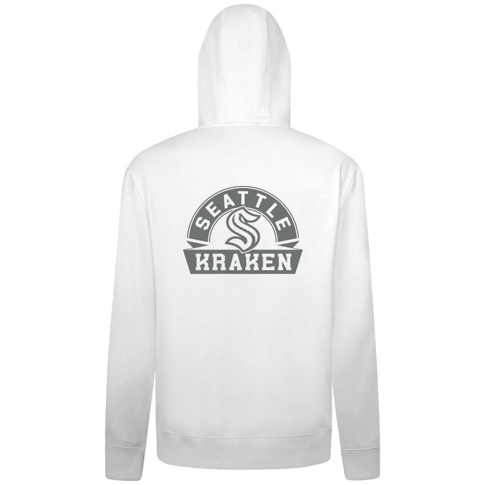 Seattle Kraken Levelwear Podium Banner Arch Full-Zip Hoodie - White | US 203561190