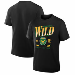 Minnesota Wild Fanatics Legacy T-Shirt - Black | US 203561346