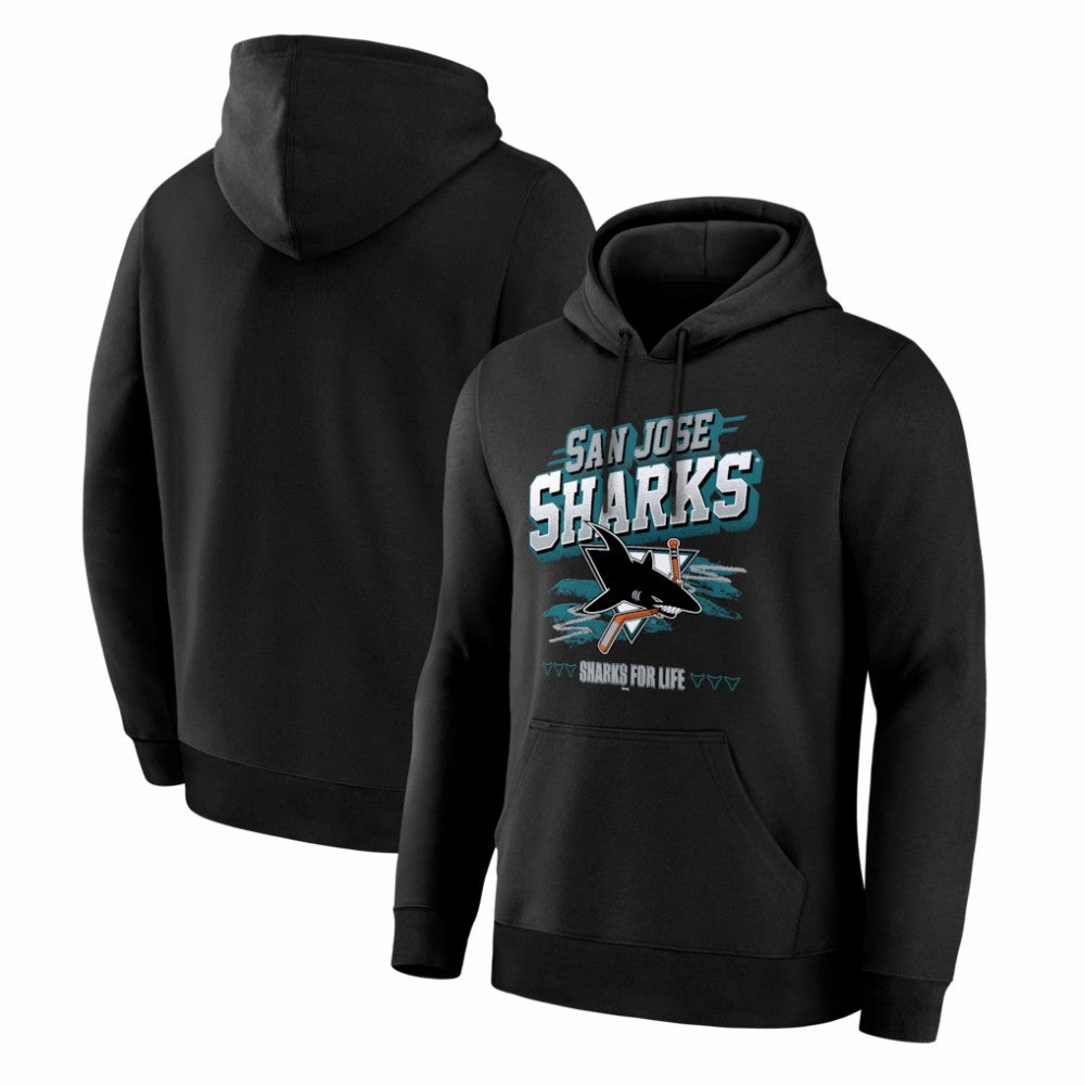 San Jose Sharks Fanatics Legacy Hoodie - Black | US 203561351