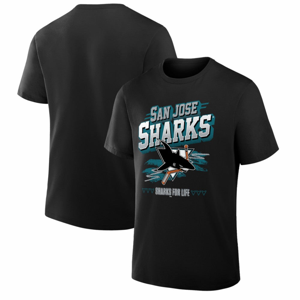 San Jose Sharks Fanatics Legacy T-Shirt - Black | US 203561352
