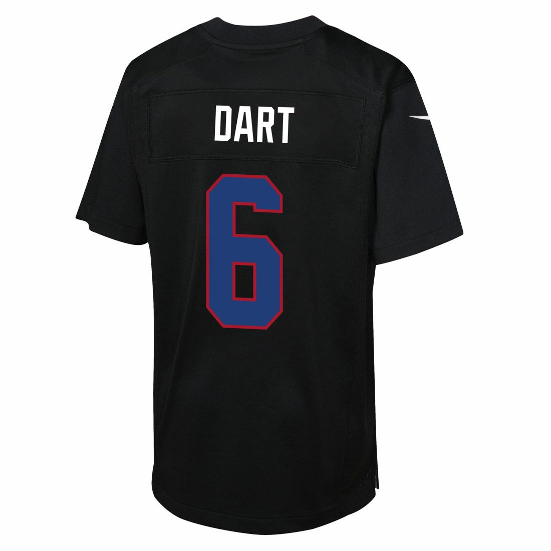 Jaxson Dart New York Giants Youth Fashion Game Jersey - Carbon Black Jerseys