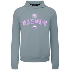 Buffalo Sabres Levelwear Hockey Fights Cancer Mandate Tri-Blend Hoodie - Gray | US 203563884