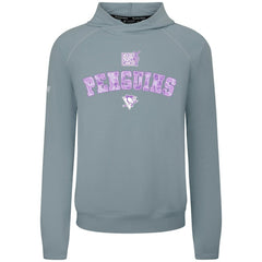 Pittsburgh Penguins Levelwear Hockey Fights Cancer Mandate Tri-Blend Hoodie - Gray | US 203563888