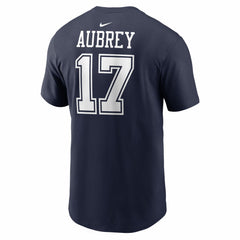 Brandon Aubrey Dallas Cowboys Name & Number T-Shirt - Navy T-shirts