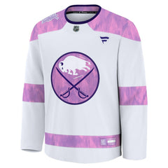 Buffalo Sabres Fanatics Hockey Fights Cancer Survivor Practice Jersey - White | US 203564956