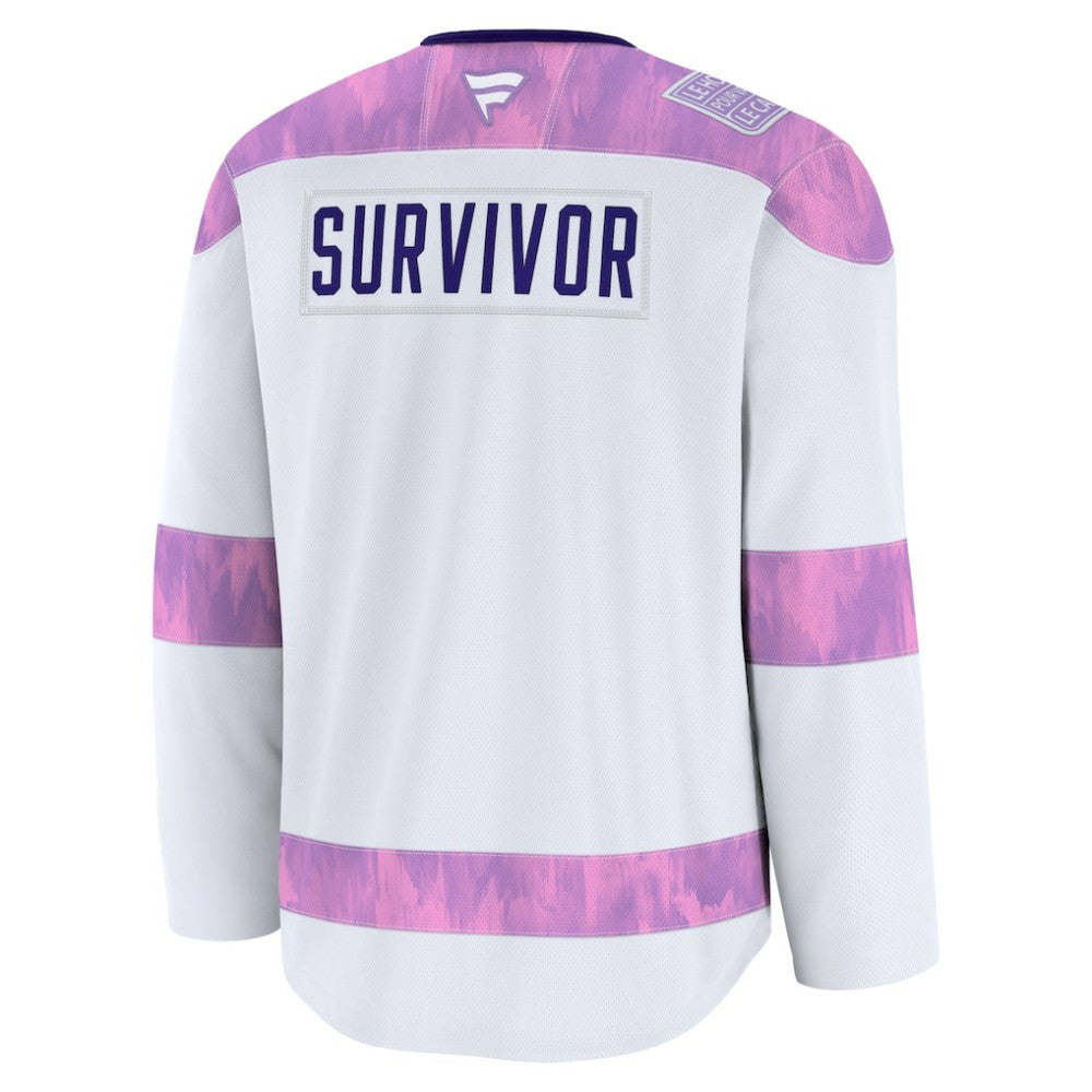 Buffalo Sabres Fanatics Hockey Fights Cancer Survivor Practice Jersey - White | US 203564956