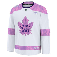 Toronto Maple Leafs Fanatics Hockey Fights Cancer Survivor Practice Jersey - White | US 203564958