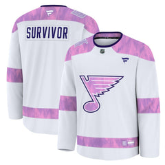 St. Louis Blues Fanatics Hockey Fights Cancer Survivor Practice Jersey - White | US 203564962