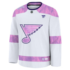 St. Louis Blues Fanatics Hockey Fights Cancer Survivor Practice Jersey - White | US 203564962