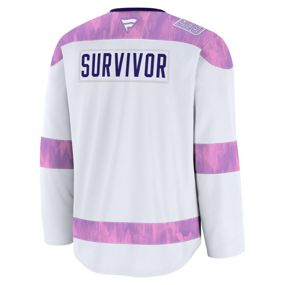 New Jersey Devils Fanatics Hockey Fights Cancer Survivor Practice Jersey - White | US 203564964