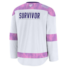 New Jersey Devils Fanatics Hockey Fights Cancer Survivor Practice Jersey - White | US 203564964