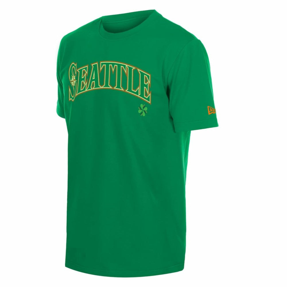 Seattle Mariners New Era 2026 St. Patrick's Day T-Shirt - Green T-shirts