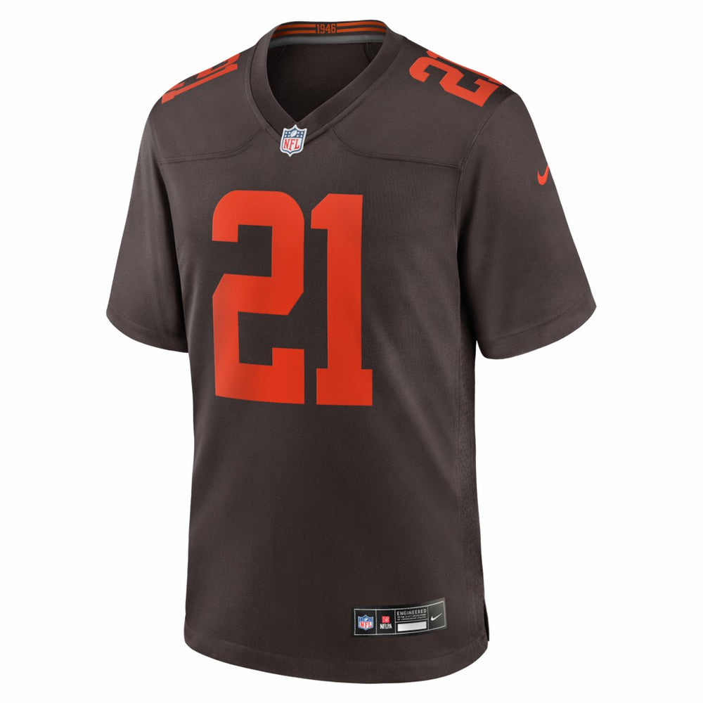 Denzel Ward Cleveland Browns Alpha Dawg Game Jersey - Brown Jerseys
