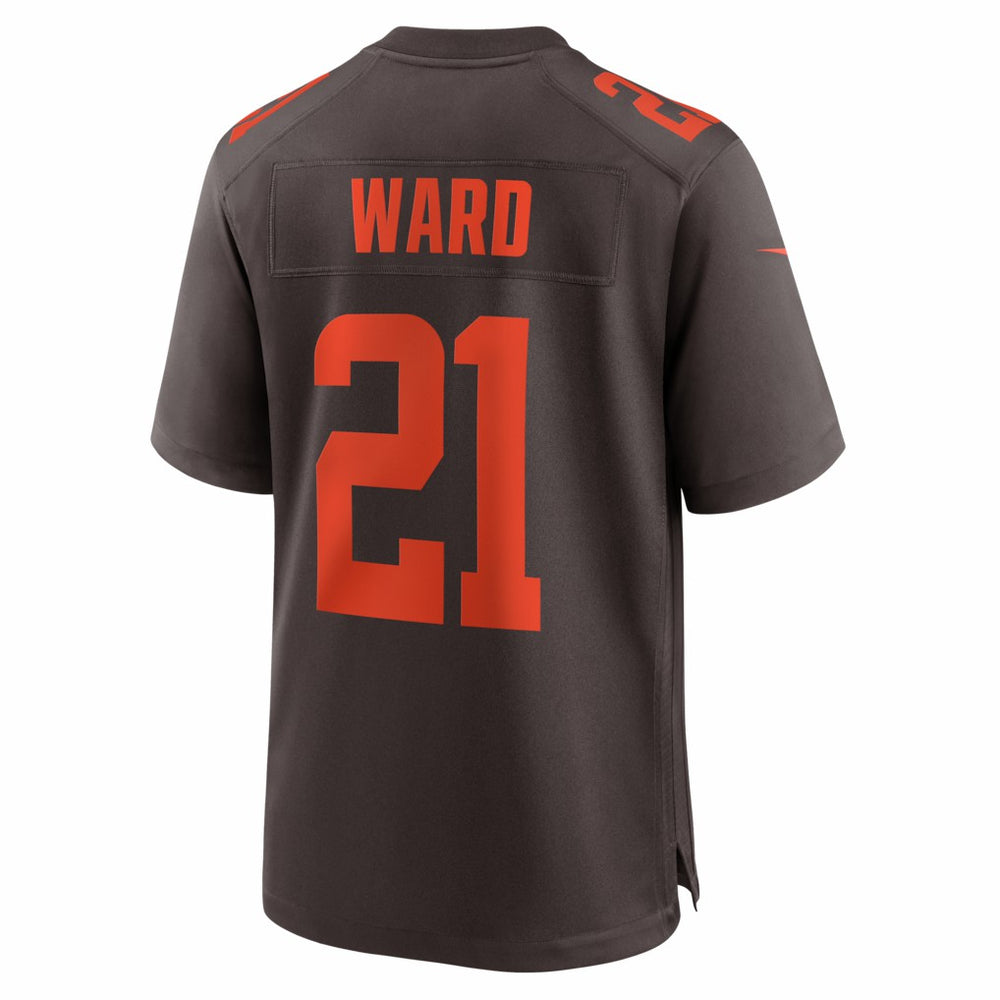 Denzel Ward Cleveland Browns Alpha Dawg Game Jersey - Brown Jerseys