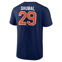 Tarik Skubal Detroit Tigers Winning Streak Name & Number T-Shirt - Navy T-shirts