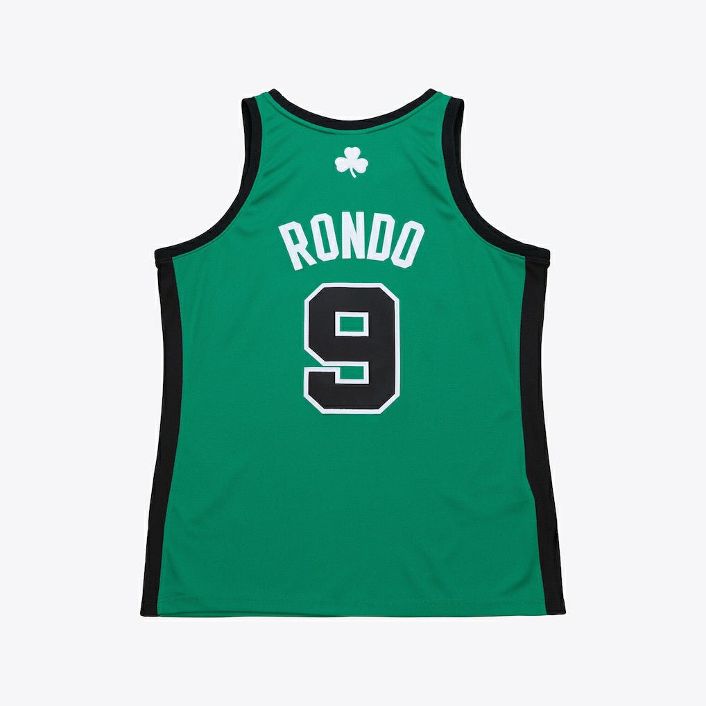 Rajon Rondo Boston Celtics 2007-08 Hardwood Classics Authentic Jersey Kelly Green - Mitchell & Ness