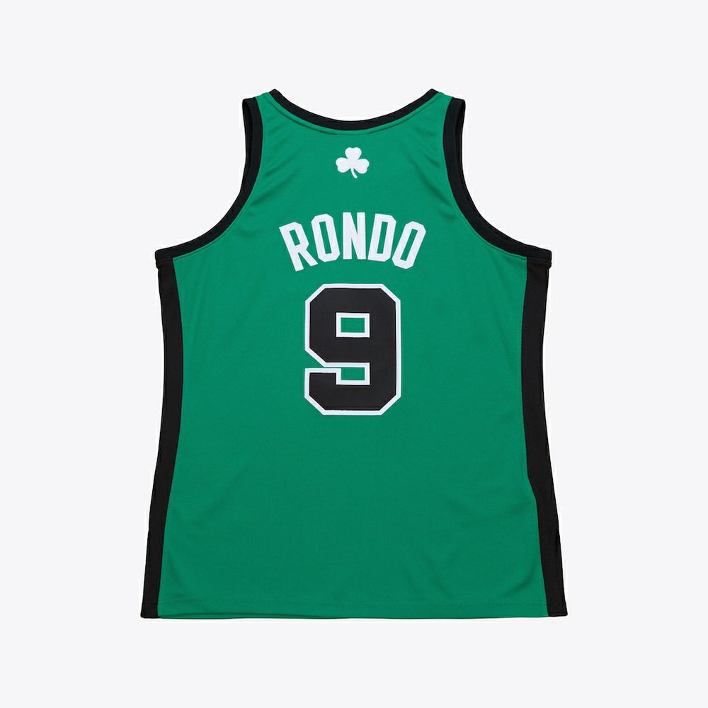 Rajon Rondo Boston Celtics 2007-08 Hardwood Classics Authentic Jersey Kelly Green - Mitchell & Ness