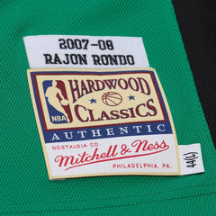 Rajon Rondo Boston Celtics 2007-08 Hardwood Classics Authentic Jersey Kelly Green - Mitchell & Ness