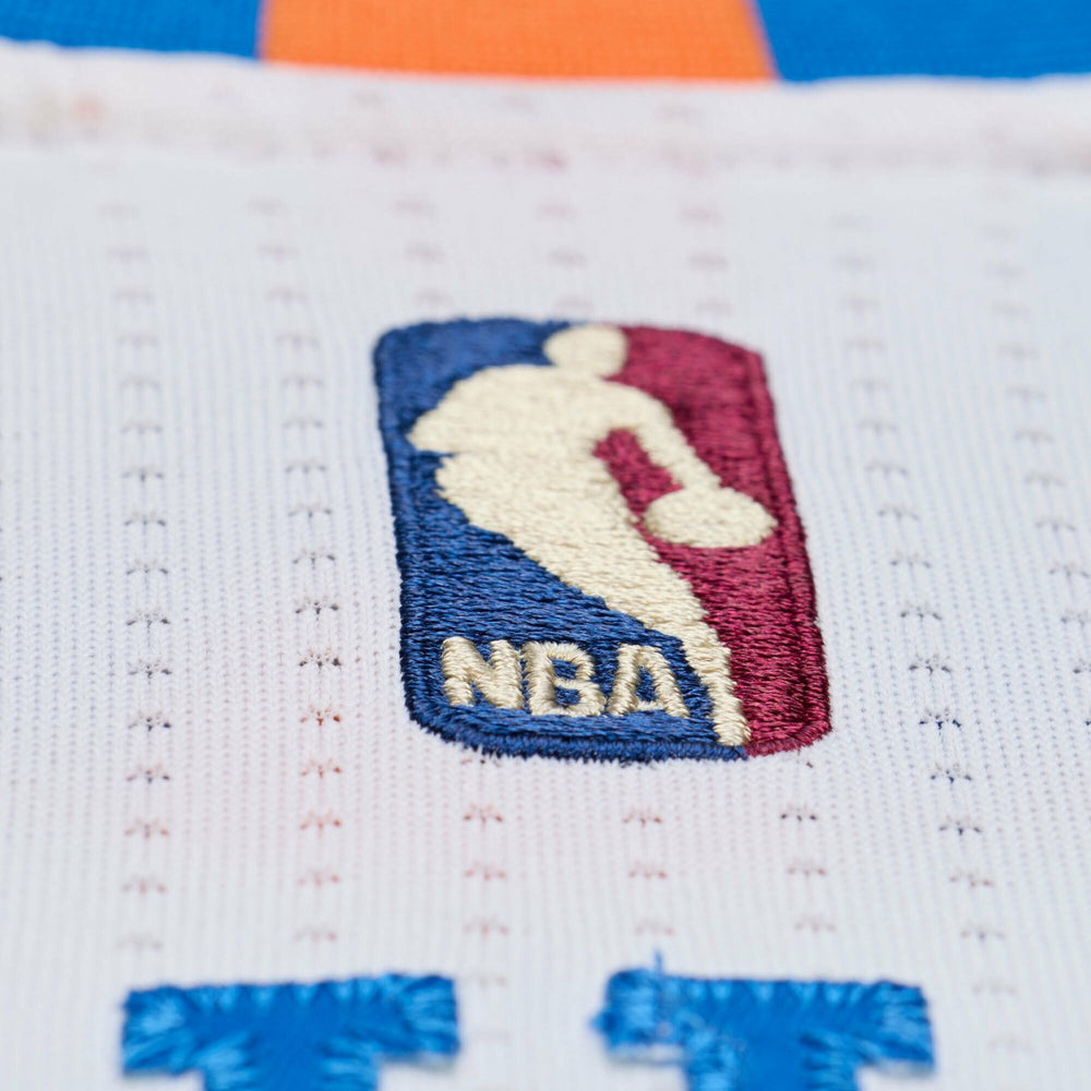 Carmelo Anthony New York Knicks 2015-16 Hardwood Classics Authentic Jersey White - Mitchell & Ness