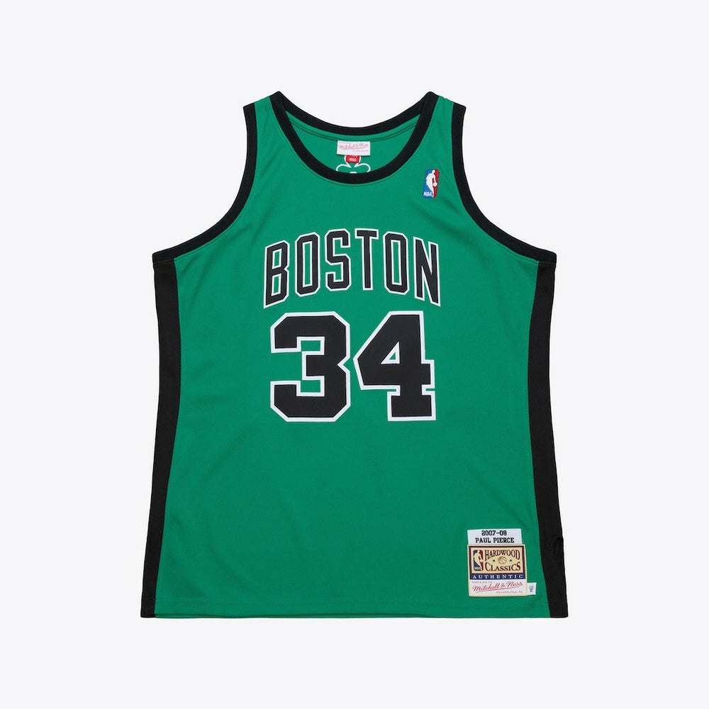 Paul Pierce Boston Celtics 2007-08 Hardwood Classics Authentic Jersey Kelly Green - Mitchell & Ness
