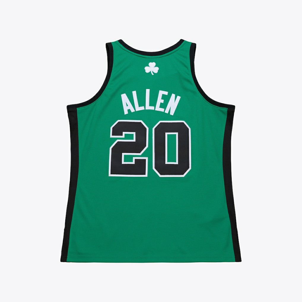 Ray Allen Boston Celtics 2007-08 Hardwood Classics Authentic Jersey Kelly Green - Mitchell & Ness