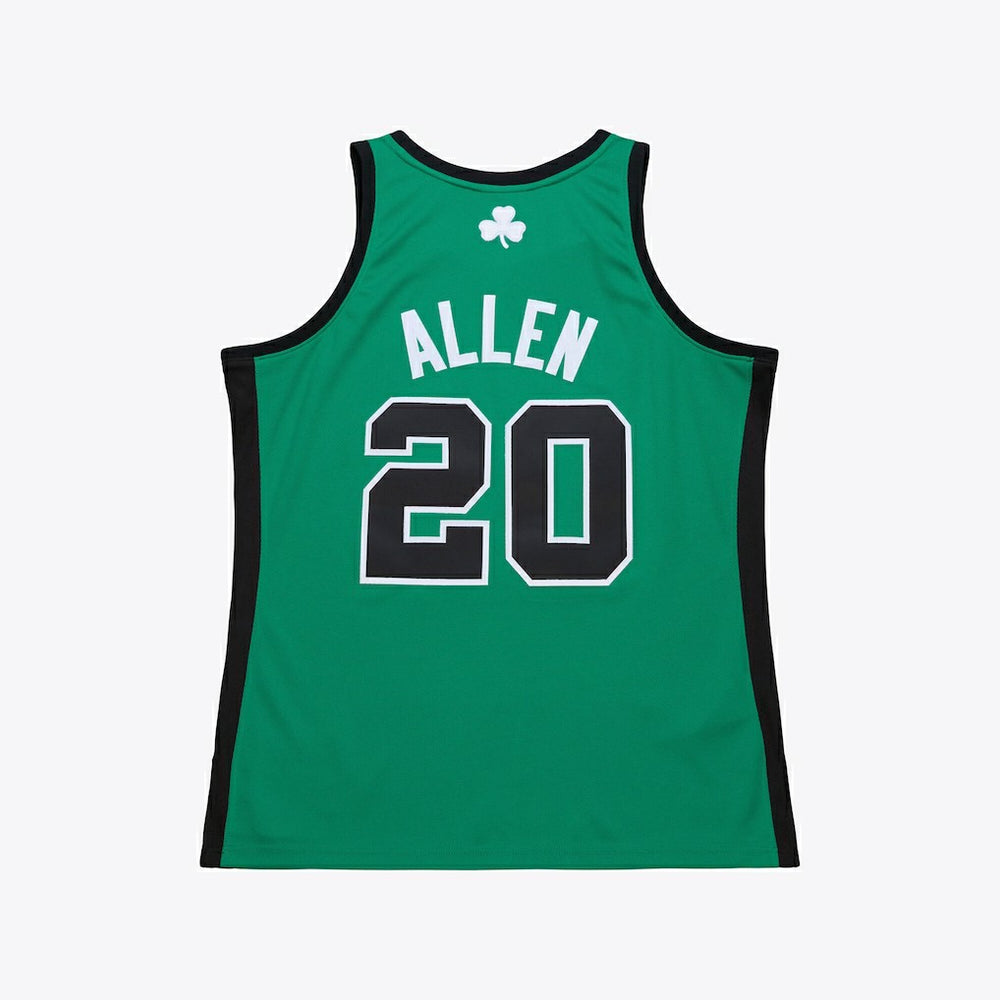 Ray Allen Boston Celtics 2007-08 Hardwood Classics Authentic Jersey Kelly Green - Mitchell & Ness