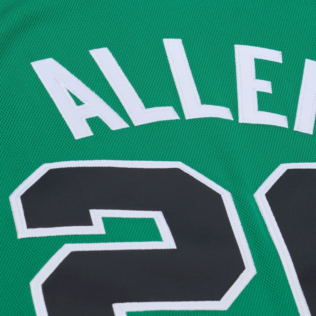 Ray Allen Boston Celtics 2007-08 Hardwood Classics Authentic Jersey Kelly Green - Mitchell & Ness