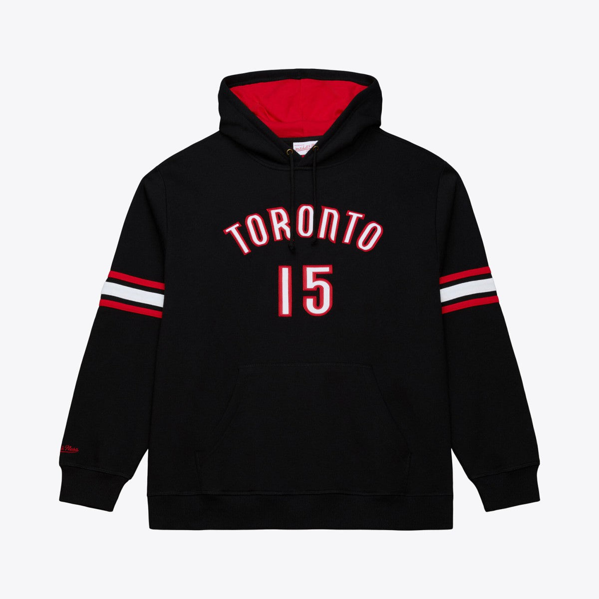 Vince Carter Toronto Raptors Name & Number Hoodie Black - Mitchell & Ness