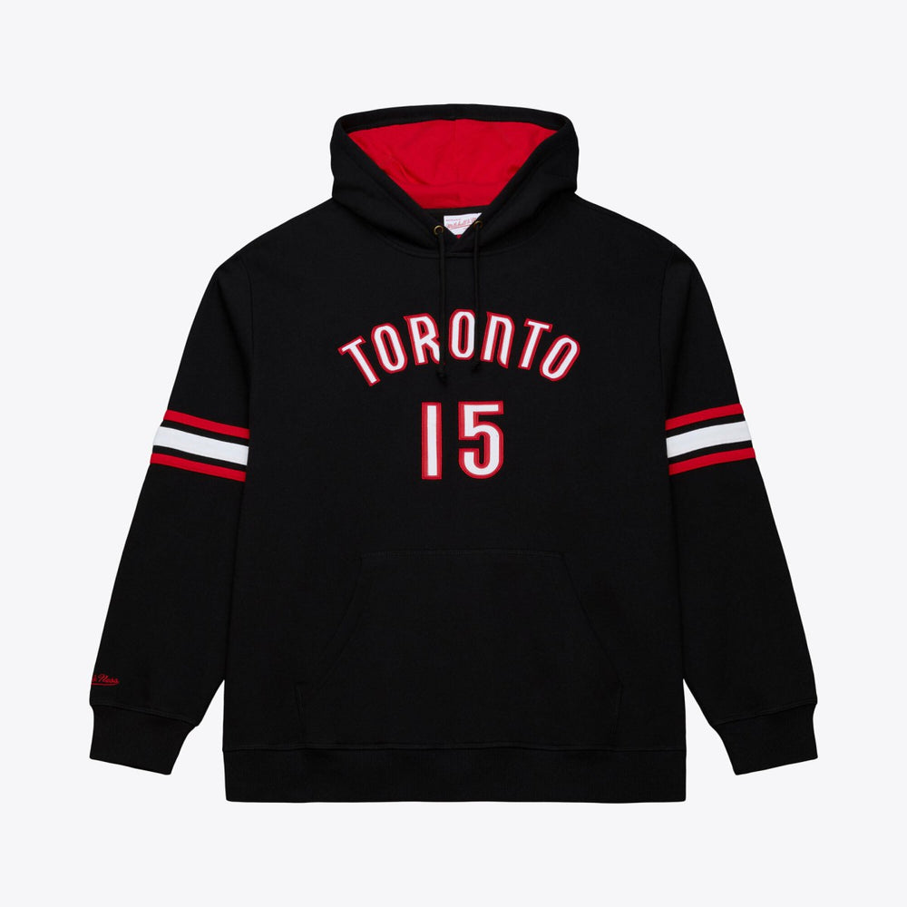Vince Carter Toronto Raptors Name & Number Hoodie Black - Mitchell & Ness