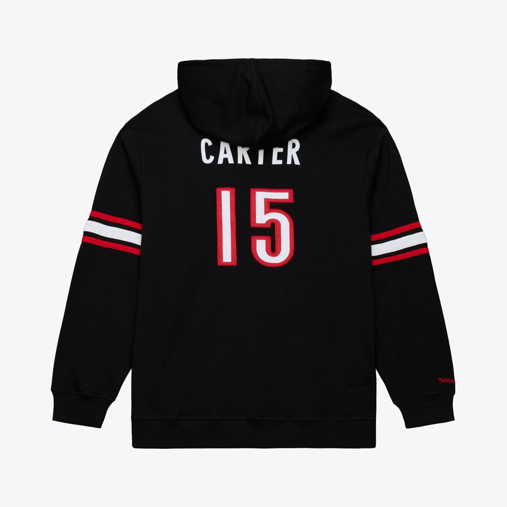 Vince Carter Toronto Raptors Name & Number Hoodie Black - Mitchell & Ness