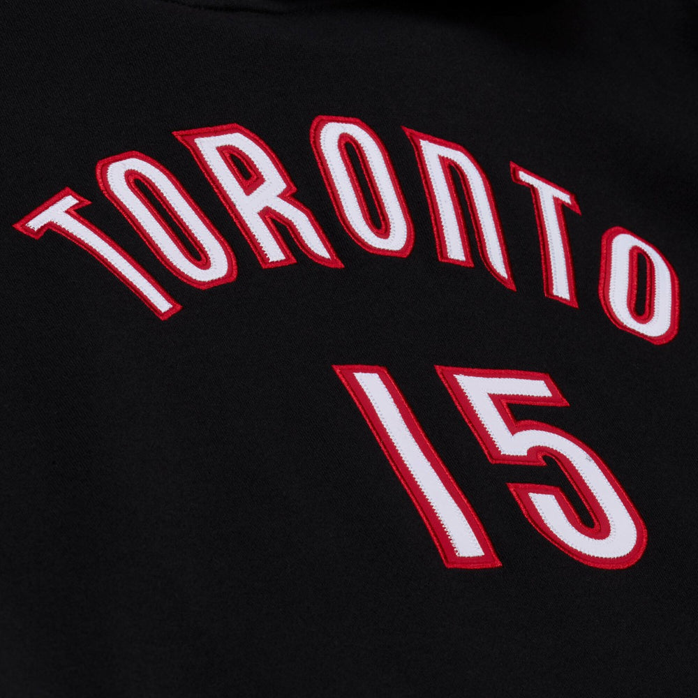 Vince Carter Toronto Raptors Name & Number Hoodie Black - Mitchell & Ness
