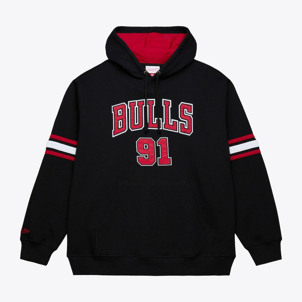 Dennis Rodman Chicago Bulls Name & Number Hoodie Black - Mitchell & Ness outlet