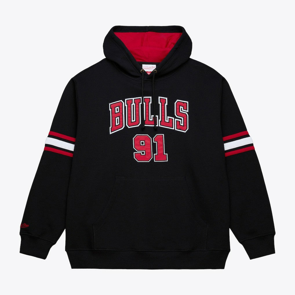 Dennis Rodman Chicago Bulls Name & Number Hoodie Black - Mitchell & Ness outlet